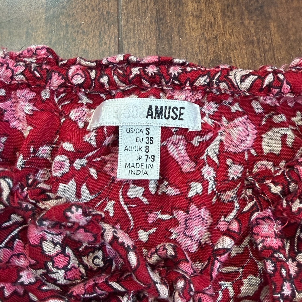 Amuse Society Floral Tunic - Bell Sleeves - Picture 3 of 7